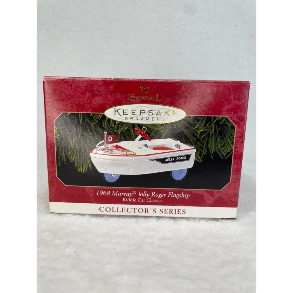Hallmark Keepsake 1968 Murray Jolly Roger Flagship Kiddie Car Classics‎ Ornament
